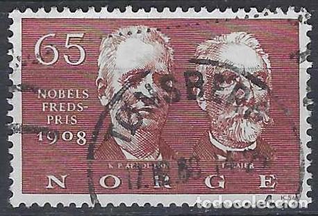 Sellos: NORUEGA 1968 - PREMIOS NOBEL DE LA PAZ DE 1.908 - USADO