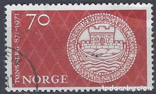 Sellos: NORUEGA 1971 - CENTENARIO DE LA FUNDACI&Oacute;N DE T&Oslash;NSBERG - USADO