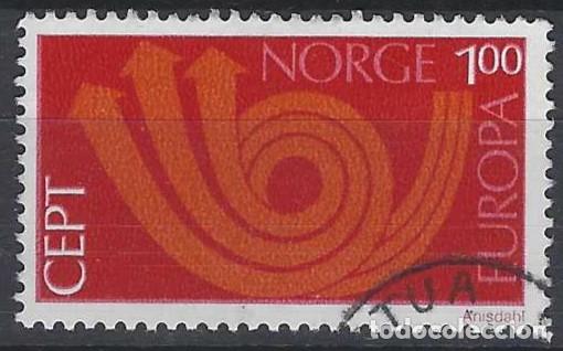 Sellos: NORUEGA 1973 - EMISI&Oacute;N EUROPA - USADO