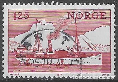 Sellos: NORUEGA 1977 - SERVICIO DE COSTAS &rdquo;VESTERAALEN&rdquo; EN EL PUERTO DE BODO - USADO