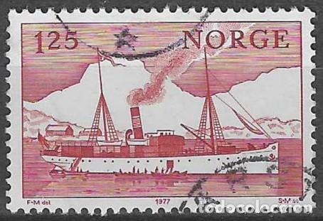 Sellos: NORUEGA 1977 - SERVICIO DE COSTAS &rdquo;VESTERAALEN&rdquo; EN EL PUERTO DE BODO - USADO