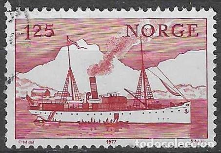 Sellos: NORUEGA 1977 - SERVICIO DE COSTAS &rdquo;VESTERAALEN&rdquo; EN EL PUERTO DE BODO - USADO