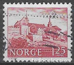 Sellos: NORUEGA 1977 - TURISMO, CASTILLO DE AKERSHUS - USADO