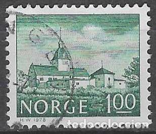 Sellos: NORUEGA 1978 - TURISMO, CASONA DE AUSTRAT - USADO