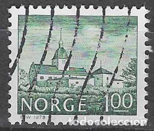 Sellos: NORUEGA 1978 - TURISMO, CASONA DE AUSTRAT - USADO