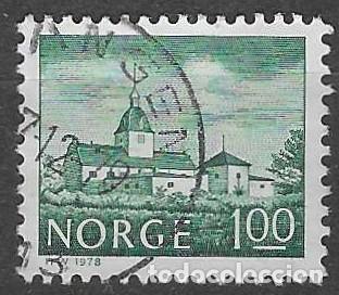 Sellos: NORUEGA 1978 - TURISMO, CASONA DE AUSTRAT - USADO