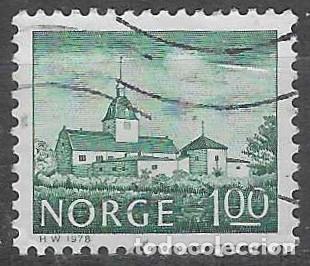 Sellos: NORUEGA 1978 - TURISMO, CASONA DE AUSTRAT - USADO