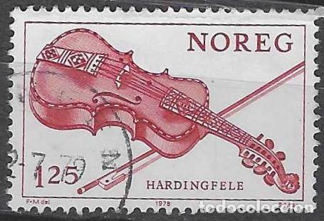 Sellos: NORUEGA 1978 - INSTRUMENTOS MUSICALES - USADO