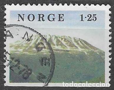 Sellos: NORUEGA 1978 - NATURALEZA, MONTA&Ntilde;A GAUSTATOPPEN, TELEMARK - USADO