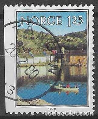 Sellos: NORUEGA 1979 - NATURALEZA, EL PASO DE SKJERNOY - USADO