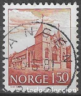 Sellos: NORUEGA 1981 - TURSIMO, CATEDRAL DE STAVANGER - USADO