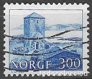 Sellos: NORUEGA 1982 - TURISMO, RUINAS DEL MONASTERIO DE SELJE, ISLA DE SELJA - USADO