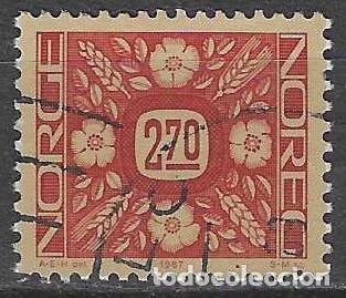 Sellos: NORUEGA 1987 - SERIE DE USO CORRIENTE, CIFRAS - USADO