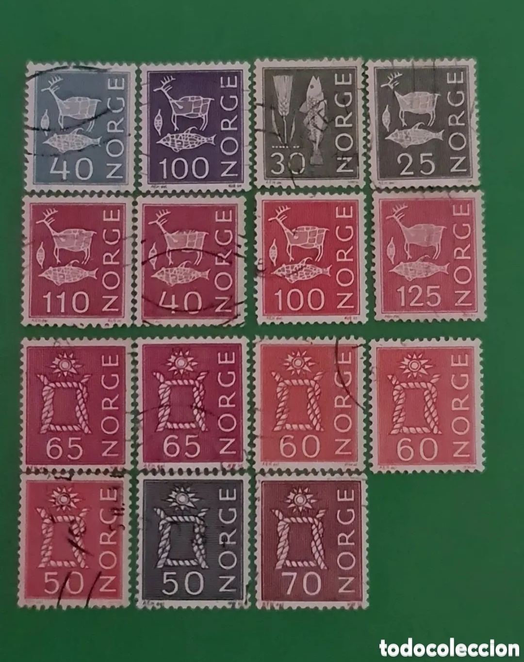 Briefmarken: NORUEGA / Sellos (1964/70)