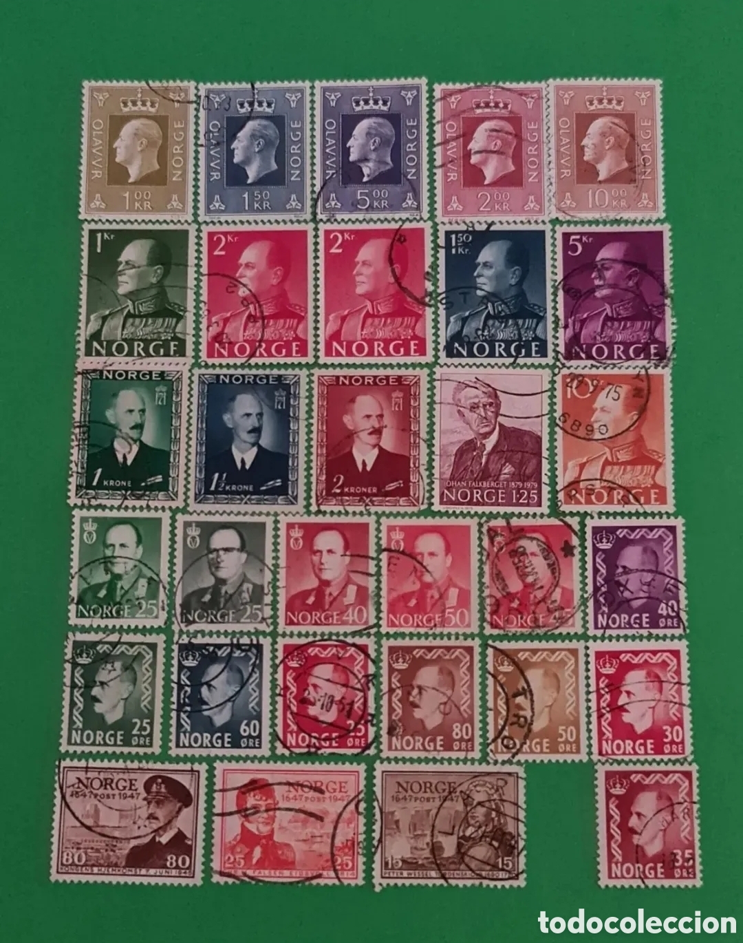 Selos: Noruega/ Lote 31sellos.