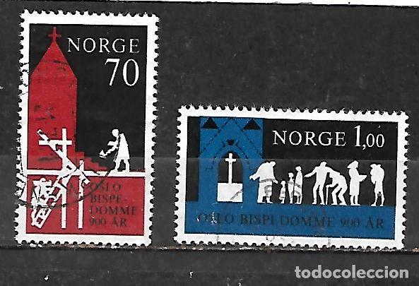 Sellos: 1971: Serie &rdquo;IX Centenario de la di&oacute;cesis de Oslo&rdquo; (usado)