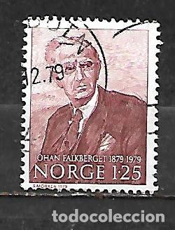 Sellos: 1979: Centenario del nacimiento del escritor Johan Falkberget, 1879 - 1967 (usado)