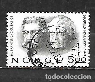 Sellos: 1981: Christian Louis Lange, 1869 - 1938 & Hjalmar Branting, 1860 - 1925 (usado)