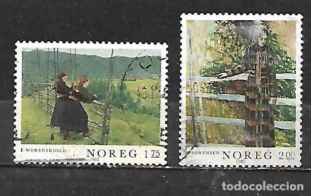 Sellos: 1982: Serie &rdquo;Pintura noruega&rdquo; (usado)