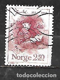 Sellos: 1983: 150 Aniversario del nacimiento del escritor y poeta Jonas Lie, 1833 - 1908 (usado)