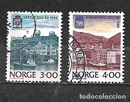 Sellos: 1989: Serie &rdquo;Bicentenario de la fundaci&oacute;n de las ciudades de Vard&oslash; y Hammerfest&rdquo; (usado)