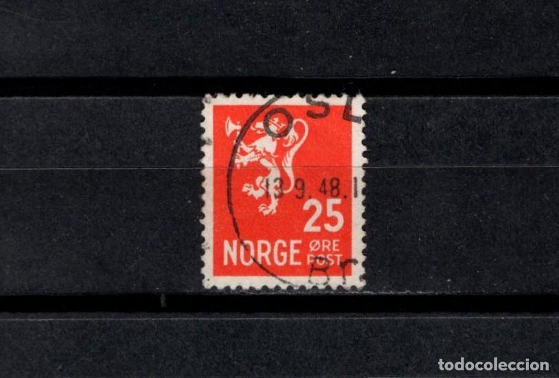 Sellos: Sello usado. Le&oacute;n rampante. Sello de 25 ore. 1946 octubre. Yvert 289.