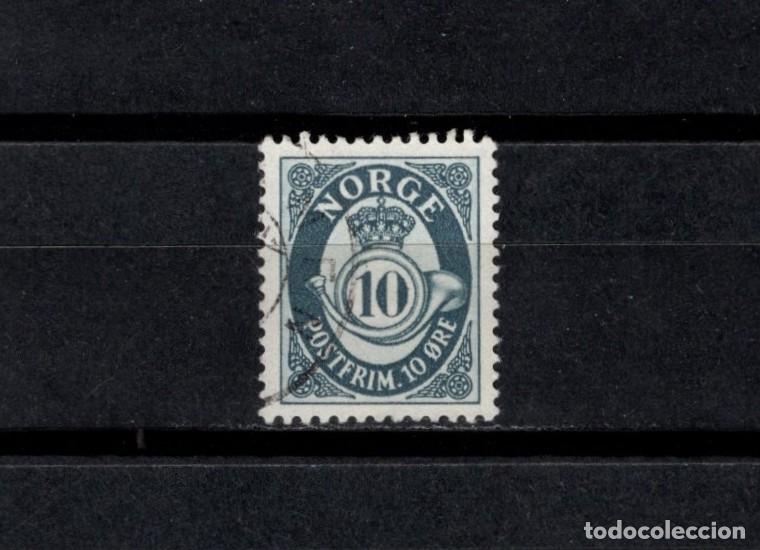 Sellos: Sello usado. Cuerno Postal. Sello de 10 ore. 1950 diciembre. Yvert 322.