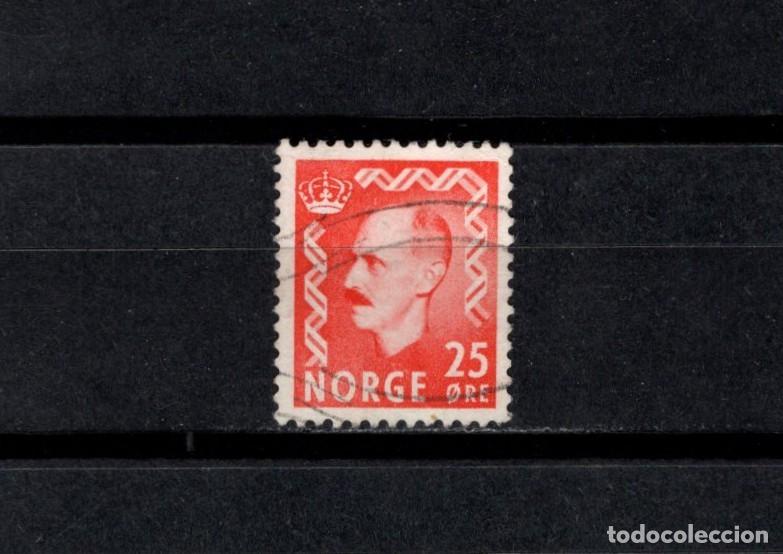 Sellos: Sello usado. Haakon VII. Sello de 25 ores- 1951 diciembre. Yvert 325.