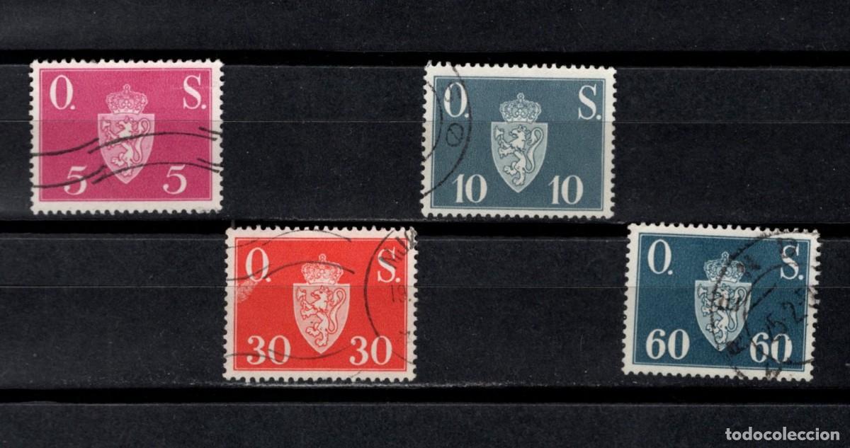 Sellos: Sellos usados. Servicios oficiales. 1951. Yvert S61-62-63-64