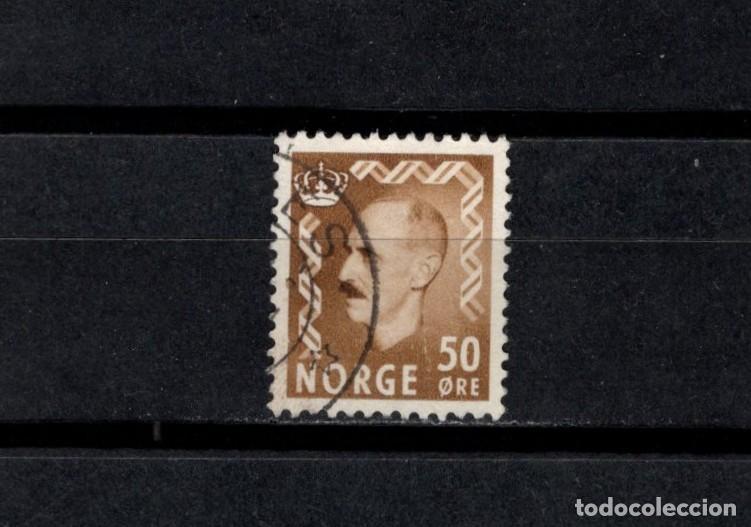 Sellos: Sello usado. Haakon VII. Sello de 50 ores. 1951 febrero. Yvert 329.