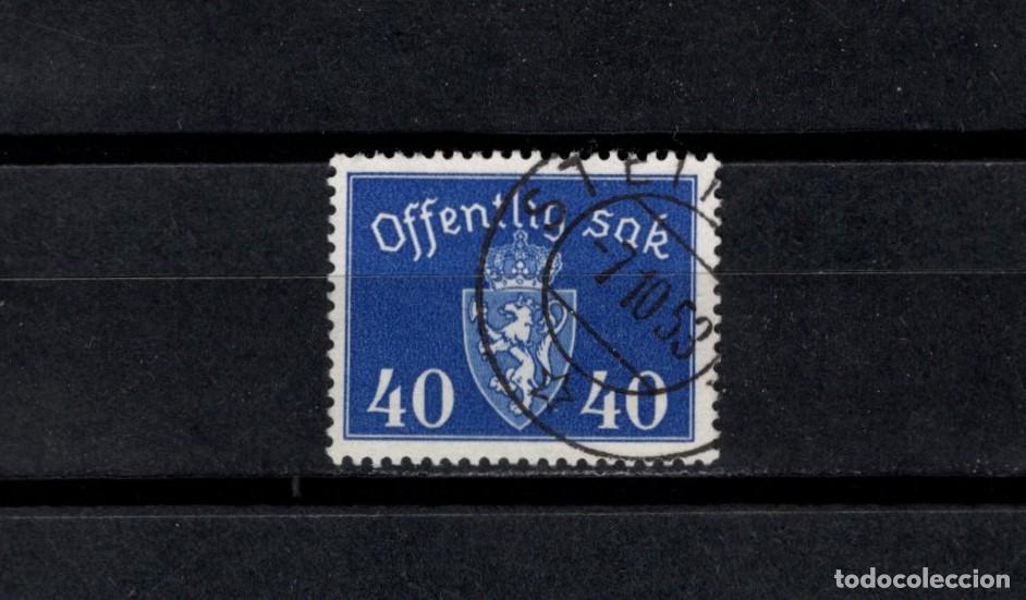 Sellos: Sello usado. Servicio Oficial. Sello de 40 ore. 1946. Yvert S56.
