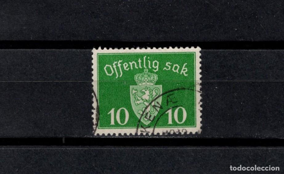 Sellos: Sello usado. Servicio Oficial. Sello de 10 ore. 1937 diciembre. Yvert S57.