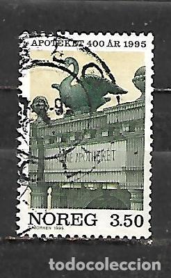 Sellos: 1995: IV Centenario de la apertura de la primera farmacia noruega (usado)