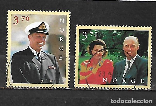 Francobolli: 1997: Serie &rdquo;60 Aniversario de los reyes Harald V y Sonja&rdquo; (usado)