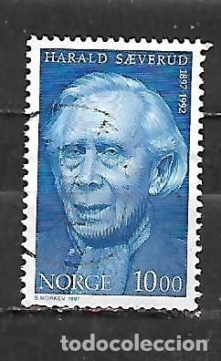 Francobolli: 1997: Personajes centenarios - Harald S&aelig;verud, 1897 - 1992. Compositor (usado)
