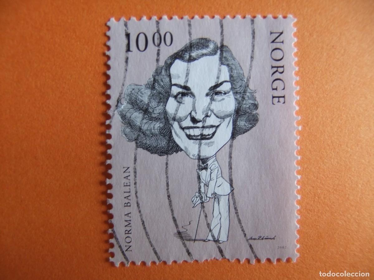 Briefmarken: 59 NORUEGA NORGE 2002 / NORMA BALEAN / YVERT 1368 FU