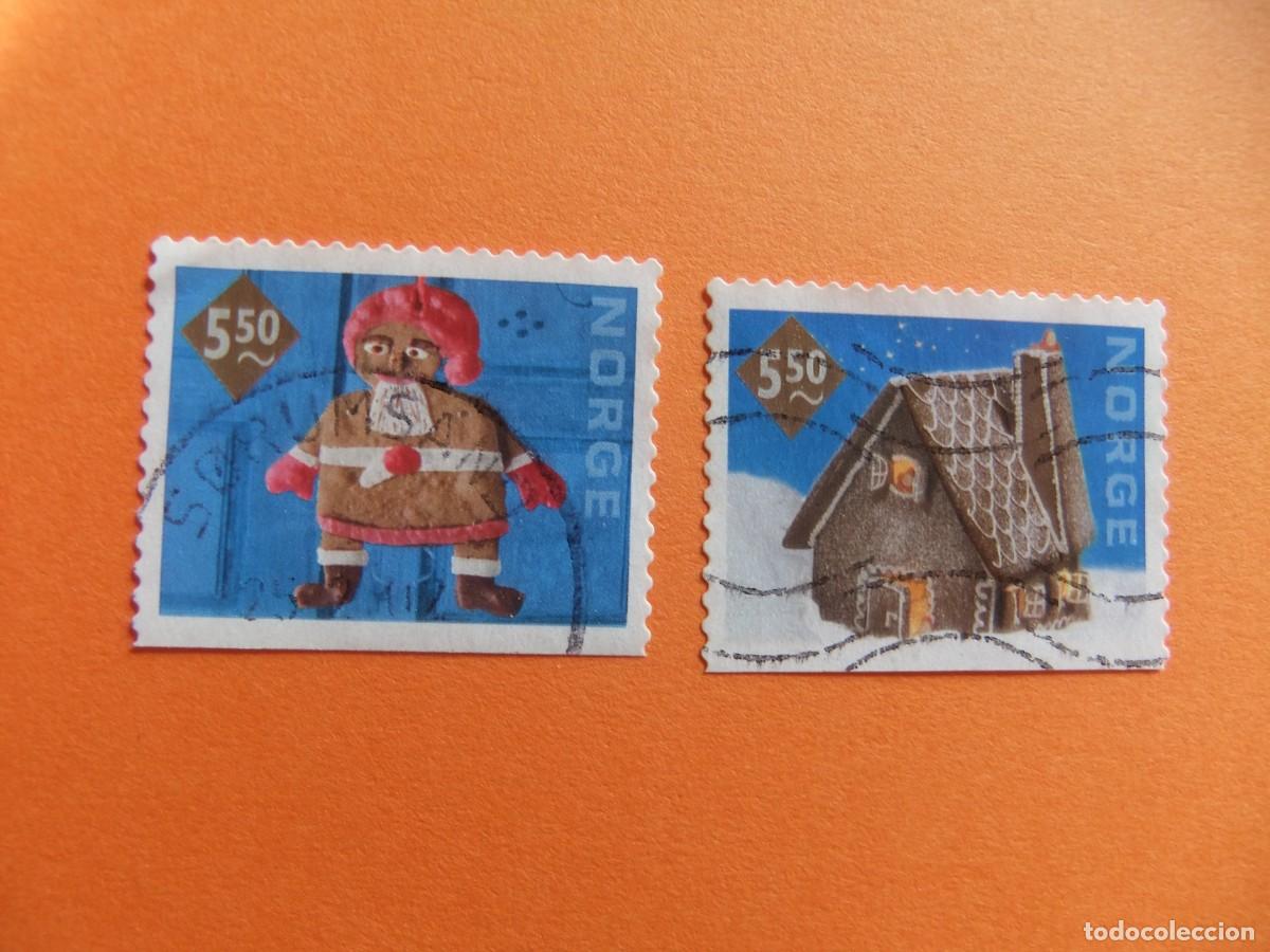 Briefmarken: 59 NORUEGA NORGE 2001 / NAVIDAD / YVERT 1358 +1359 FU