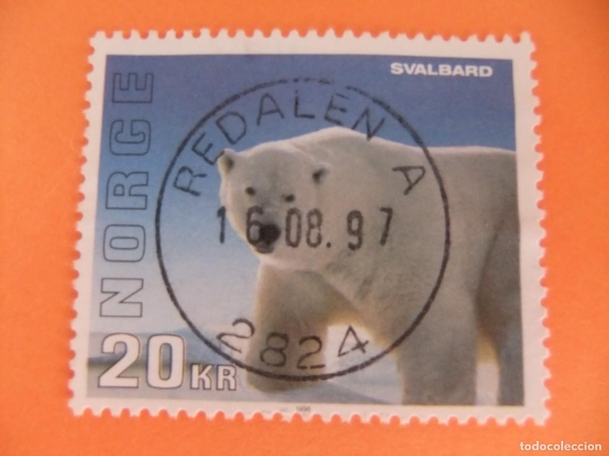 Stamps: 59 NORUEGA NORGE 1996 / FAUNA OSO BLANCO / YVERT 1160 FU
