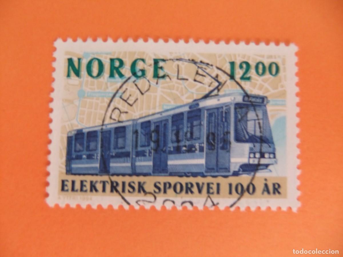 Briefmarken: 59 NORUEGA NORGE 1994 / TRANVIA ELECTRICO / YVERT 1121 FU