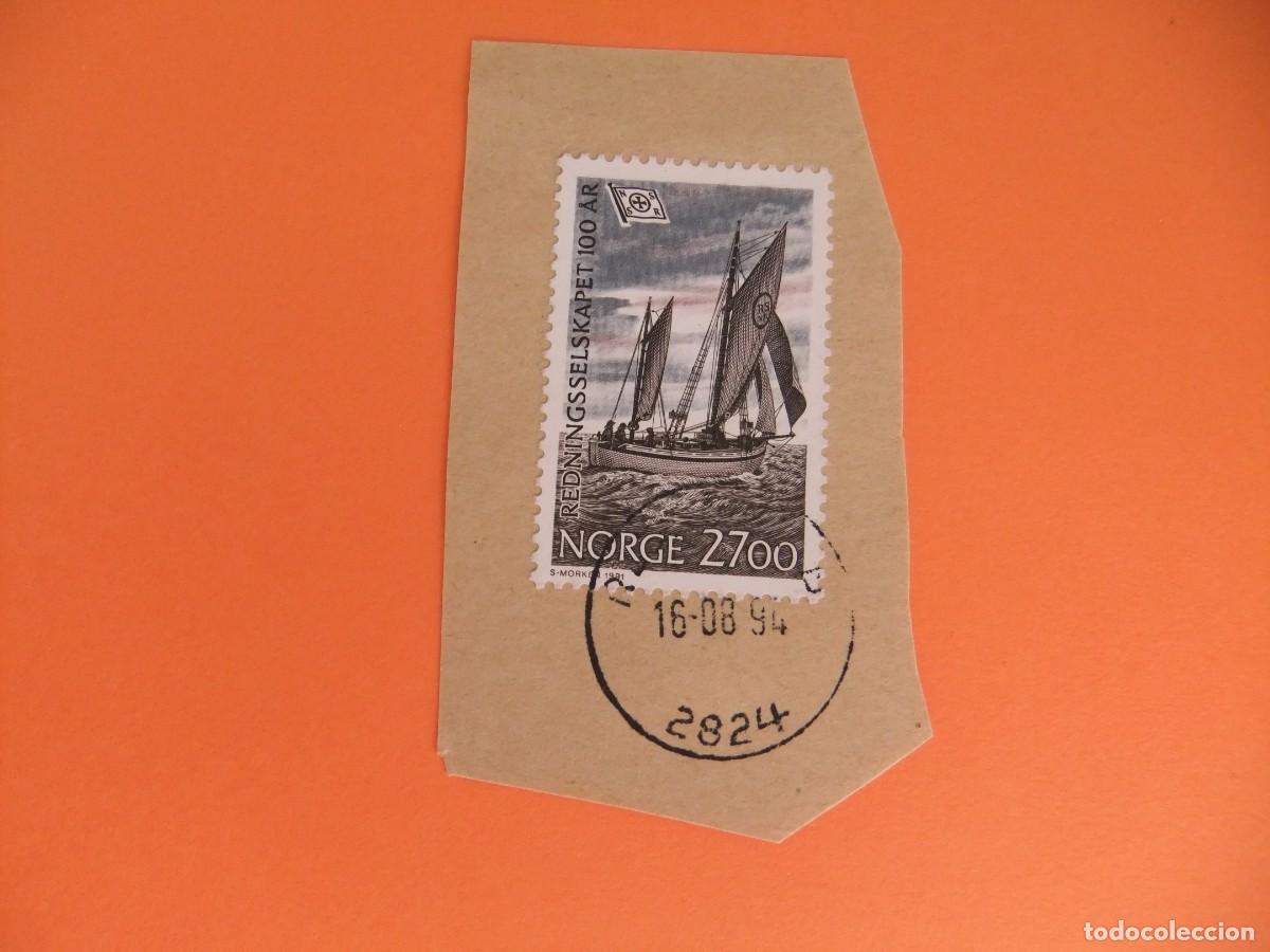 Stamps: 59 NORUEGA NORGE 1991 / PRIMER VELERO de SALVAMENTO ( COLIN ARCHER ) / YVERT 1024 FU