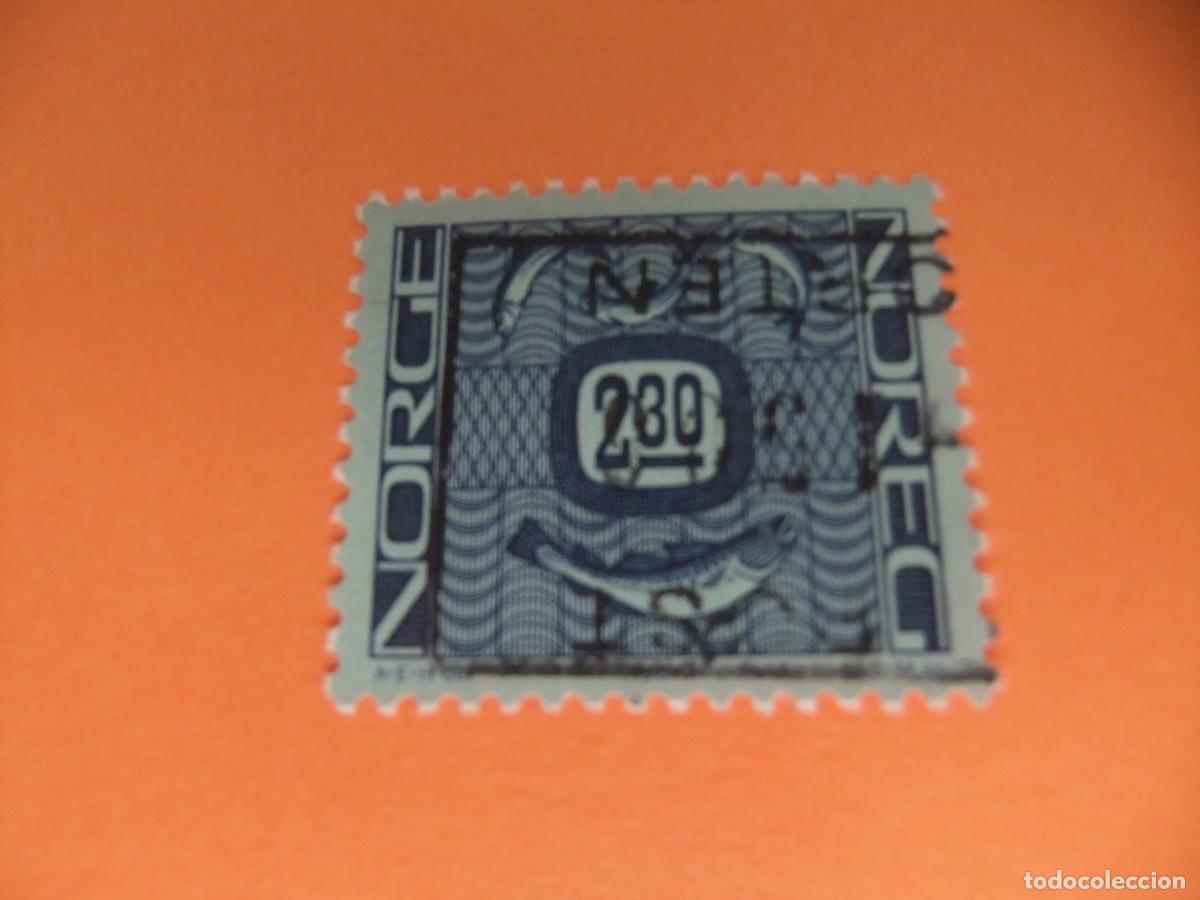 Selos: 59 NORUEGA NORGE 1987 / ORNAMENTOS (PECES) / YVERT 919 FU