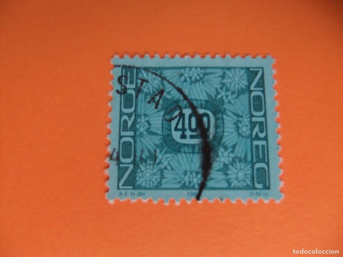 Selos: 59 NORUEGA NORGE 1986 / ORNAMENTOS (ESTRELLAS) / YVERT 897 FU