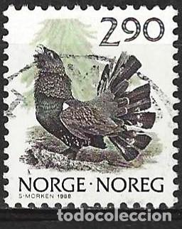 Stamps: Noruega 1988 - Mi 986 - YT 942 - Ave : Urogallo