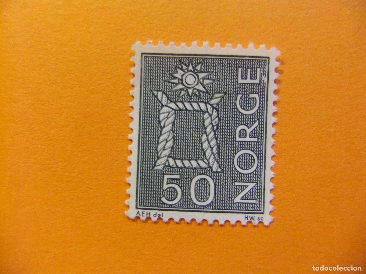 Briefmarken: 59 NORUEGA NORGE 1968 / SERIE CORRIENTE ( nudo marino ) / YVERT 524A MNH