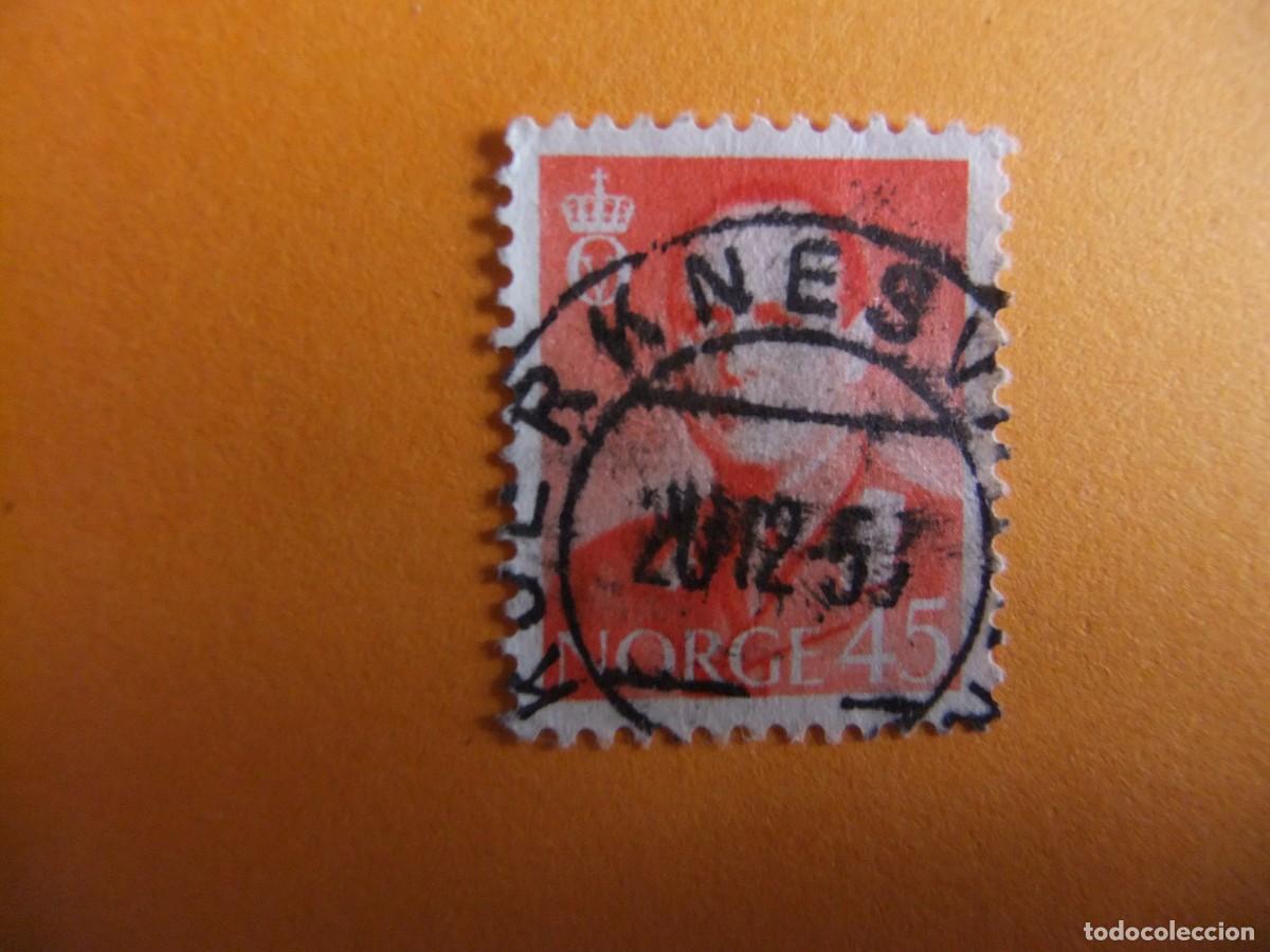 Selos: 59 NORUEGA NORGE 1958 / REY OLAF V / YVERT 383 FU