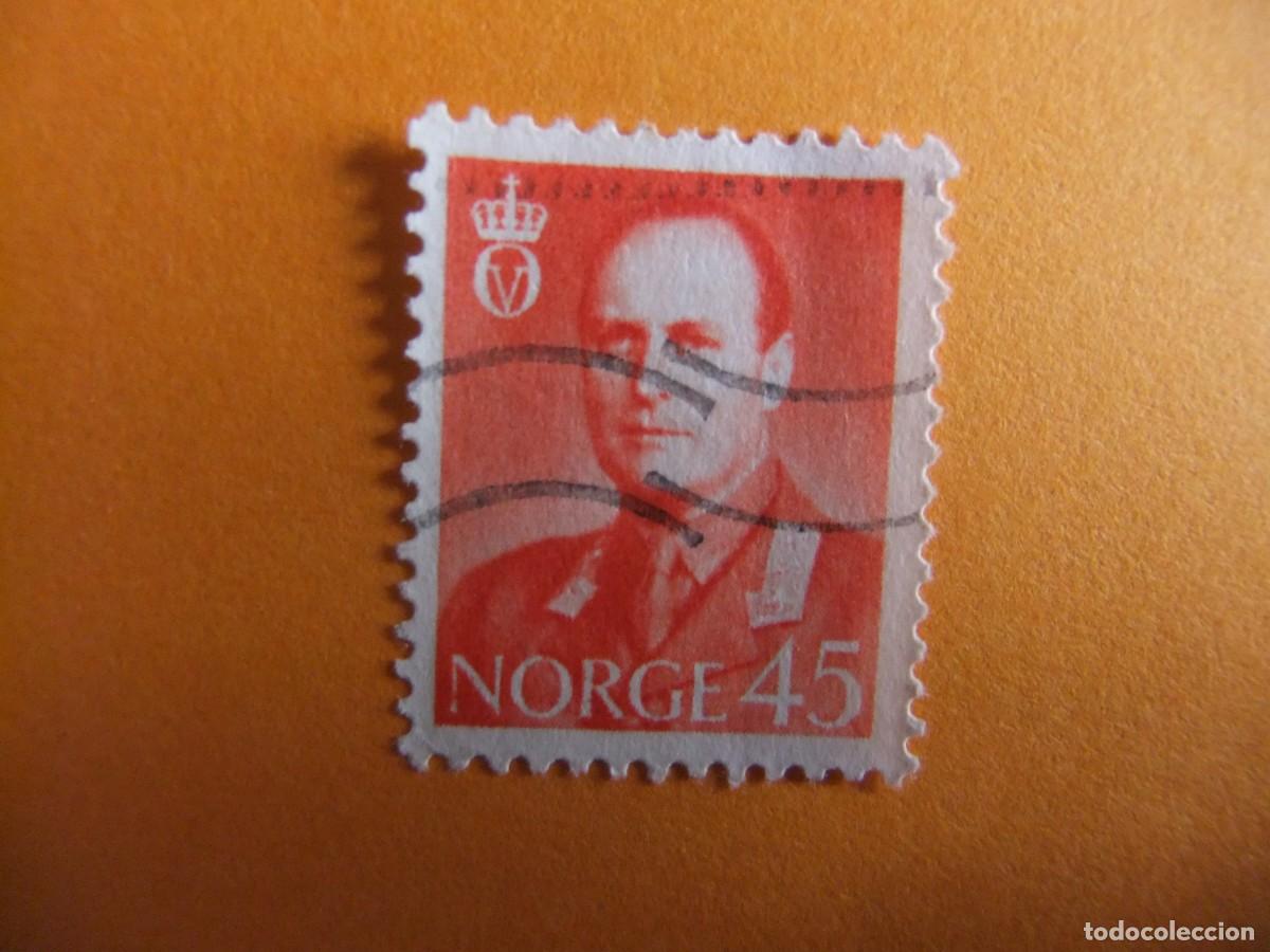 Selos: 59 NORUEGA NORGE 1958 / REY OLAF V / YVERT 383 FU