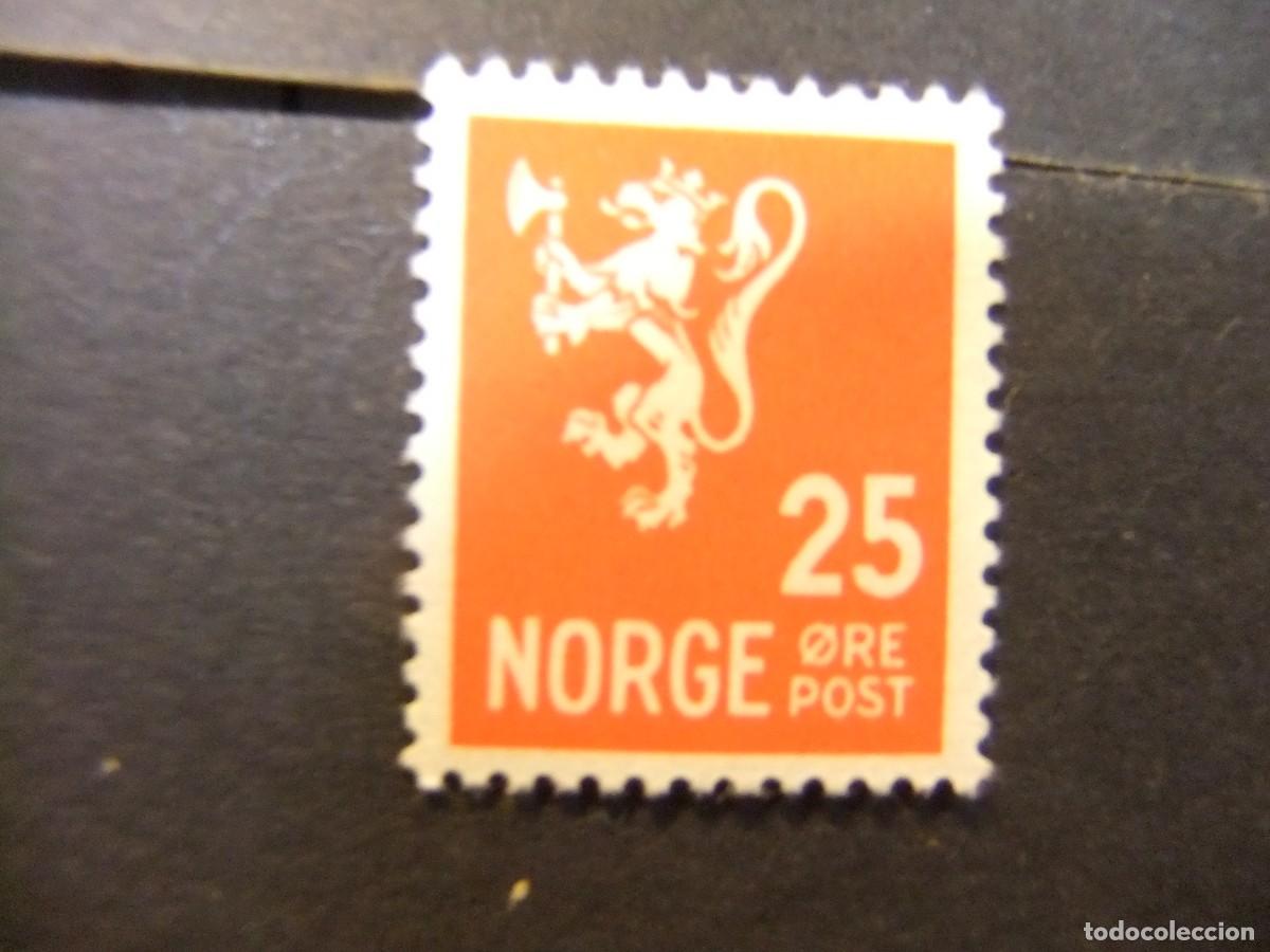 Sellos: L 47 NORUEGA NORGE 1947 / SERIE CORRIENTE / YVERT 289 MH