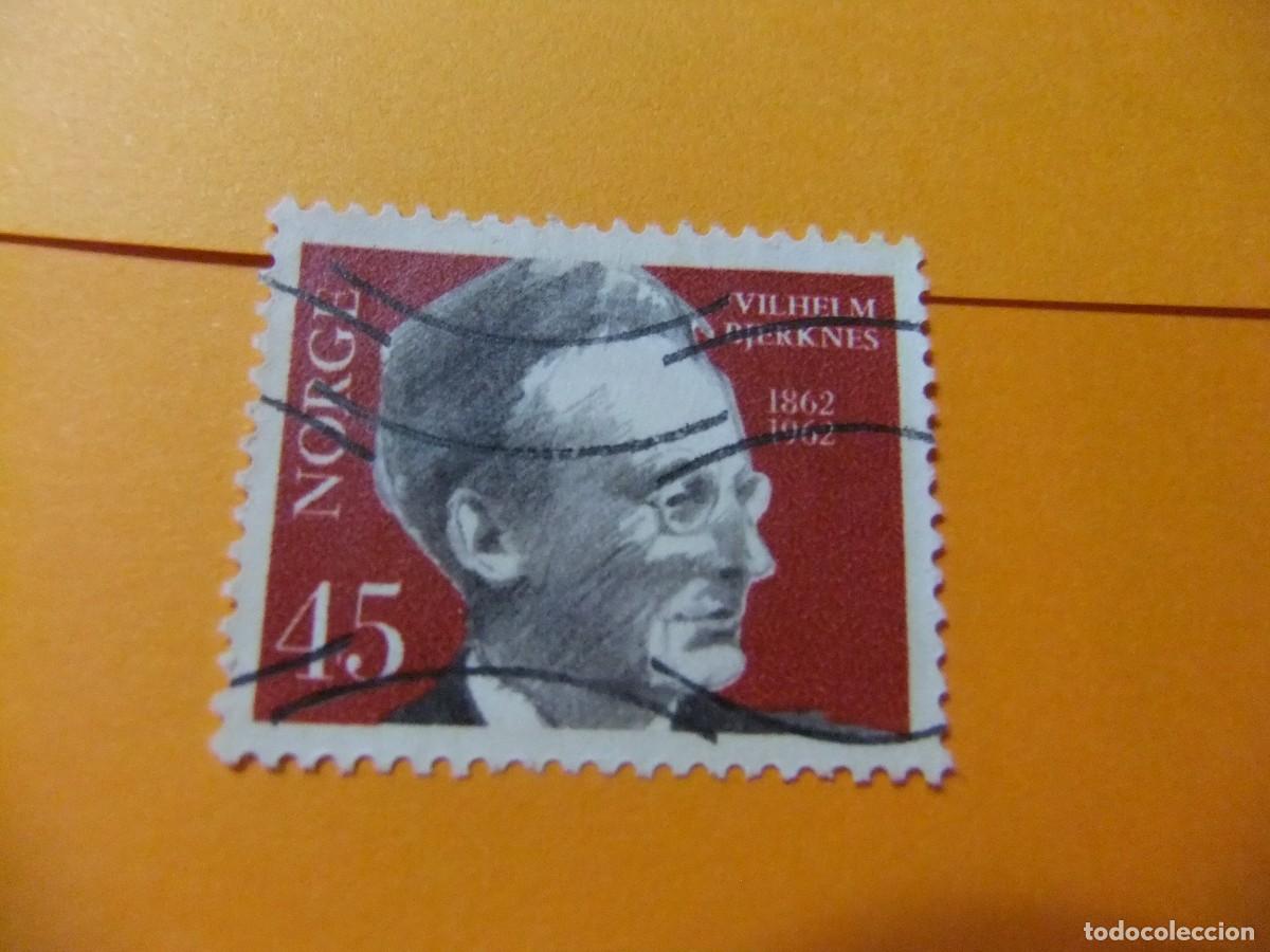 Sellos: L 47 NORUEGA NORGE 1962 / VILHELM BJERKNES (profesor) / YVERT 423 FU