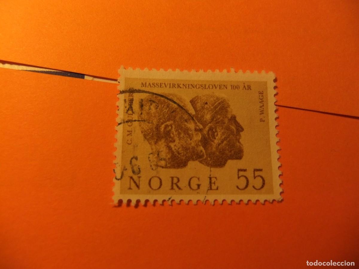 Sellos: L 47 NORUEGA NORGE 1964 / ESFINGIES de PROFESORES / YVERT 472 FU