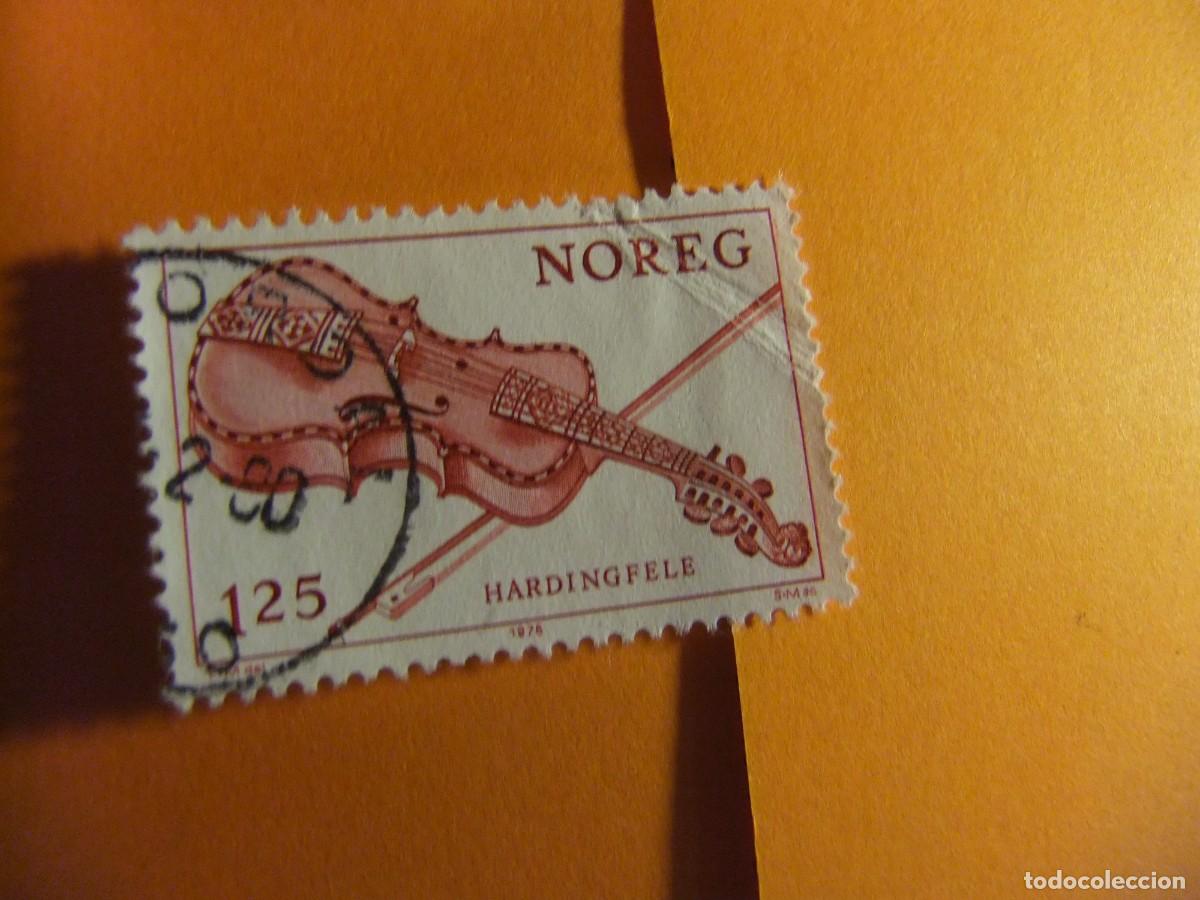 Sellos: L 47 NORUEGA NORGE 1978 / VIOLON de HARDANGER / YVERT 740 FU